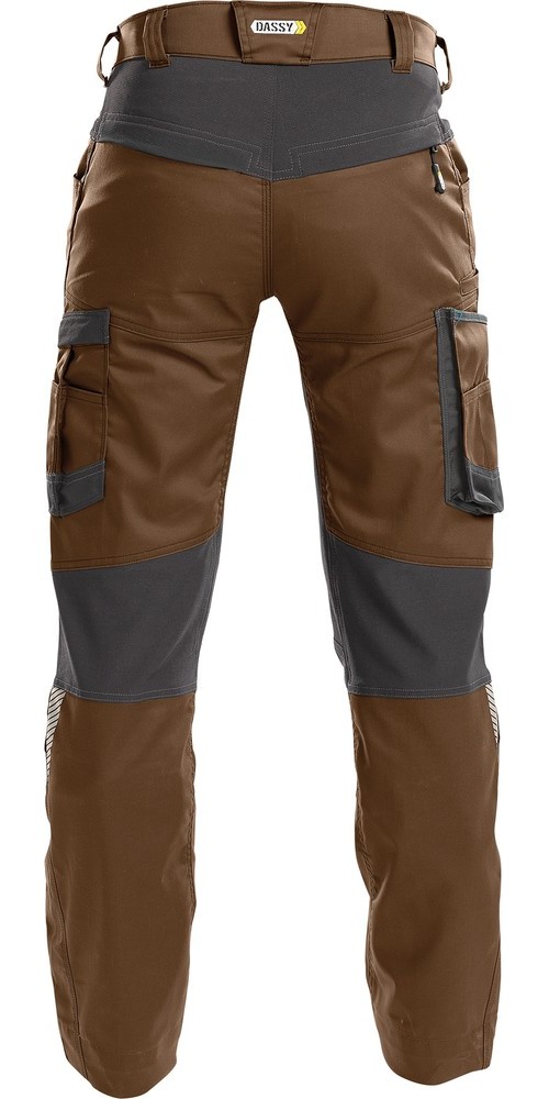DassyArbeitshosemitStretchHelixPESCO41LehmbraunAnthrazitgrau