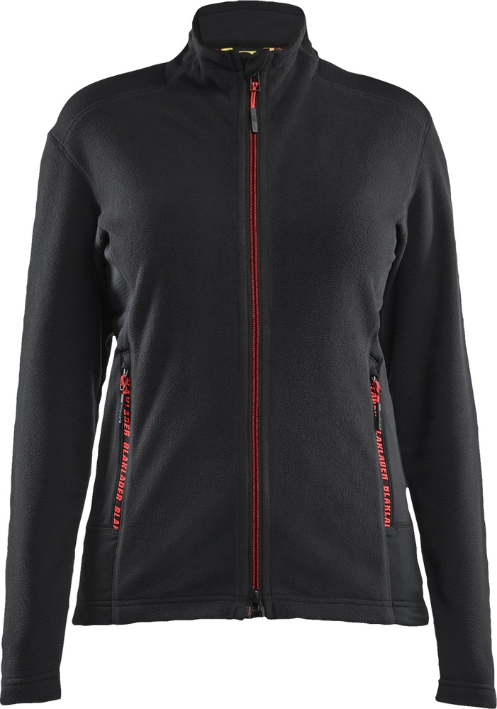 BlklderDamenArbeitsjackeMicrofleece-Jacke47661010SchwarzRot-L
