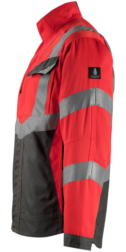 MascotJackeOxfordSafeSupreme15509-860Hi-visRotDunkelanthrazit-XXL