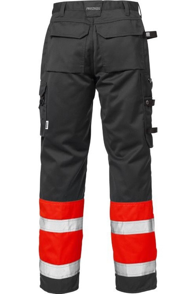 FristadsWarnschutz-HoseHighVisHoseKl12032PLUWarnschutz-RotSchwarz-C44