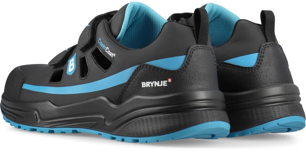 BrynjeSicherheitssandaleBluePowerSchwarz