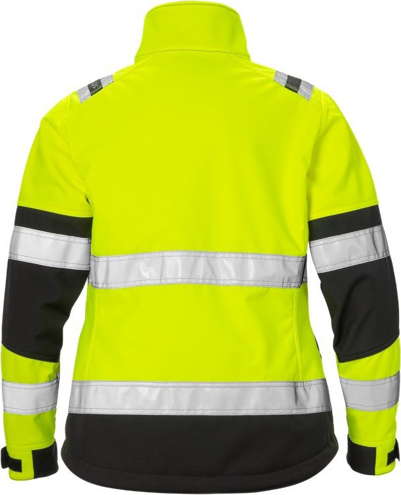 FristadsWarnschutz-JackeHighVisSoftshell-JackeDamenKl24183WYHWarnschutz-GelbSchwarz-XS