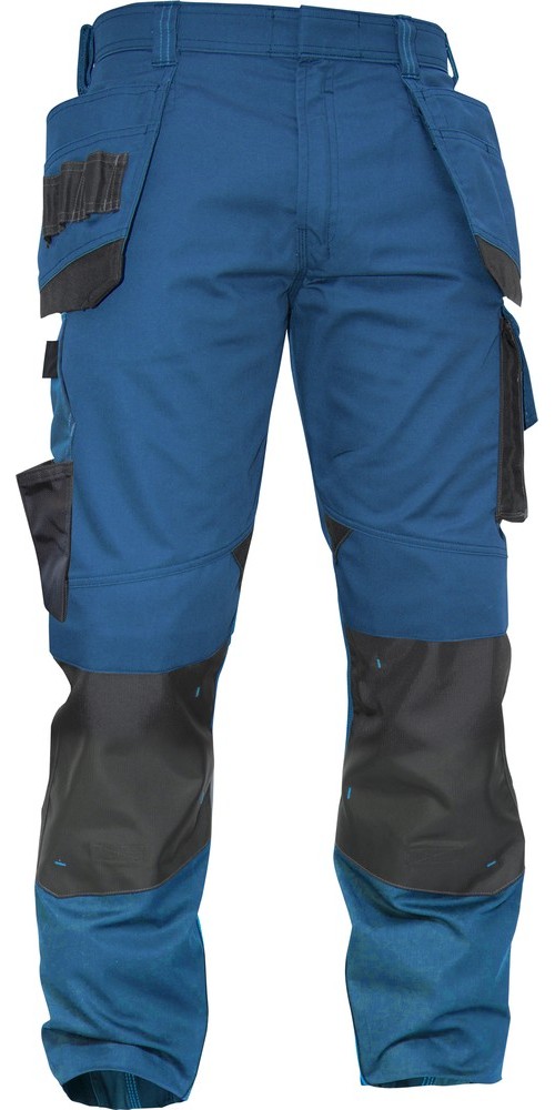 DassyArbeitshosemitHolstertaschenundKniepolstertaschenMagneticPESCO63AzurblauAnthrazitgrau