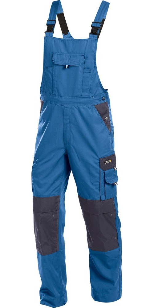 DassyZweifarbigeArbeitslatzhosemitKniepolstertaschenVersaillesPESCO61KornblauDunkelblau