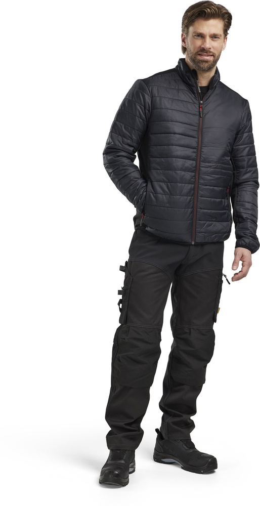 BlklderArbeitsjackeJackewarmgefttert47102030SchwarzRot-4XL