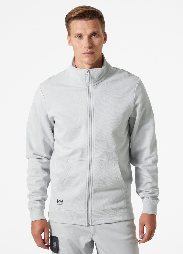 HellyHansenClassicZipSweatshirtGreyFog-XS
