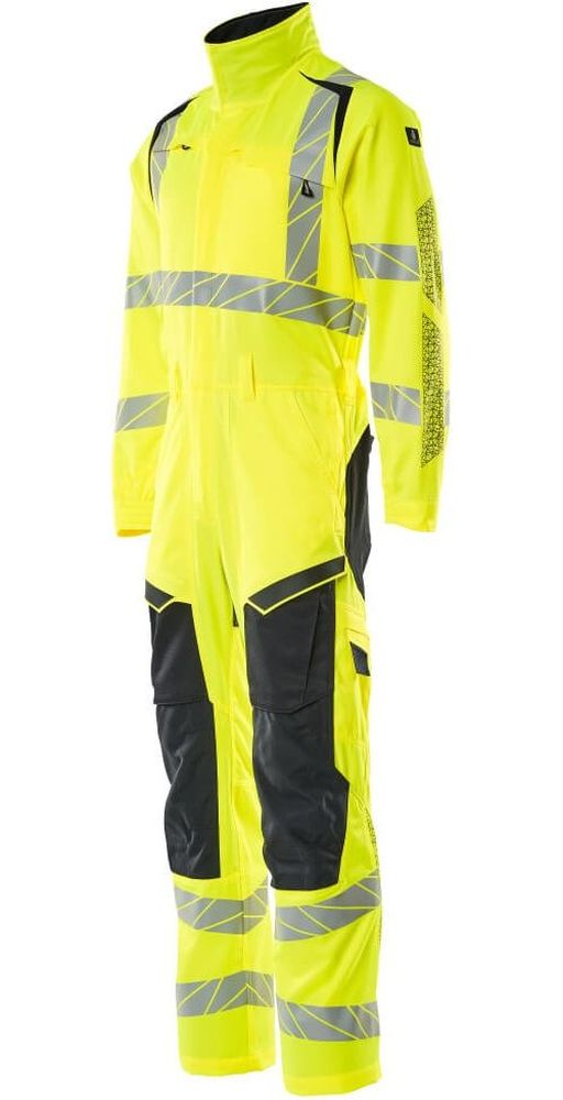 MascotOverallmitKnietaschenAccelerateSafe19519-236Hi-visGelbSchwarzblau-XXL