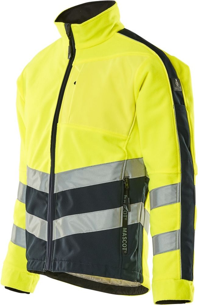 MascotFleecejackeSheffieldSafeSupreme15503-259Hi-visGelbSchwarzblau-XXL