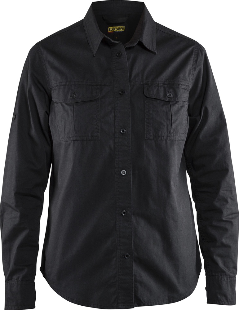 BlklderDamenTwillHemd32081135Schwarz-L