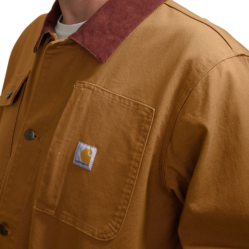 CarharttJackeDuckLooseFitChoreCoatt106675CarharttBrown-M