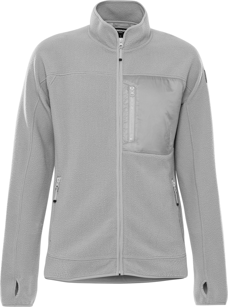 FristadsDamenArgonMicroWebpelz-Fleecejacke300892GreyMelange-XXL