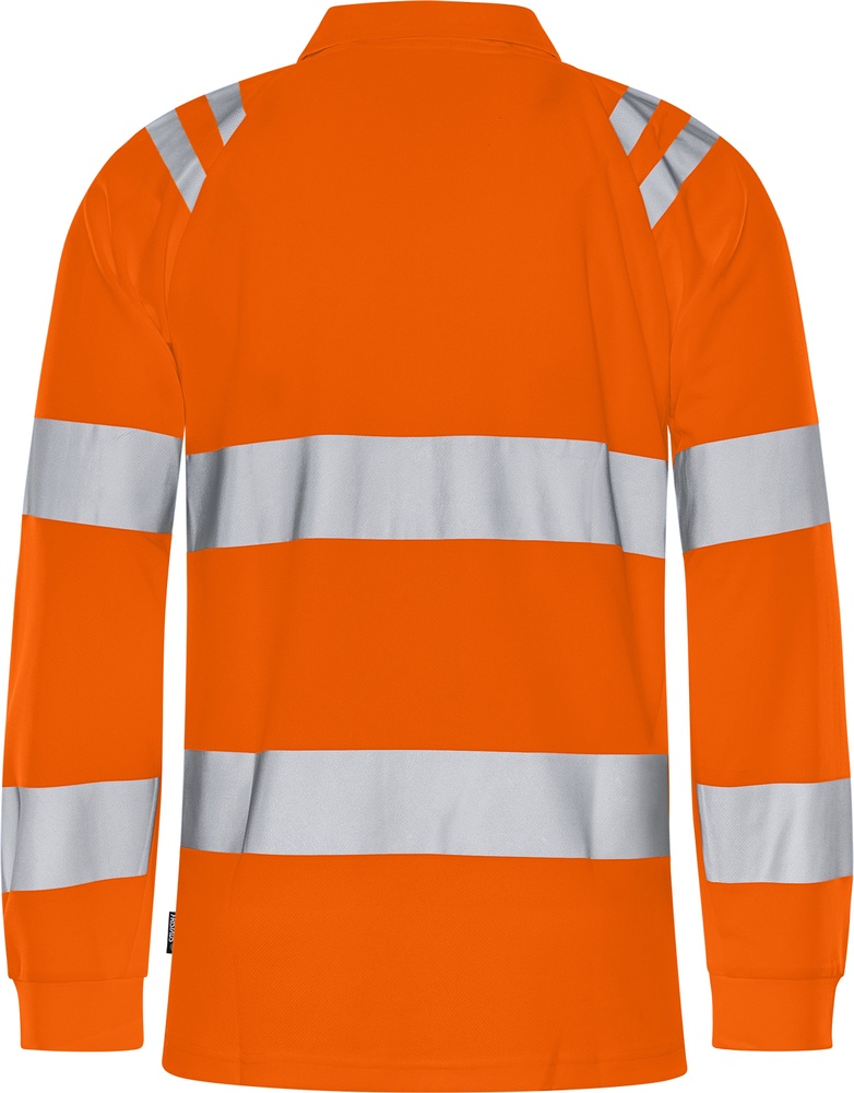 FristadsHighVisPoloshirtLangarmKl37864GPST301260Hi-VisOrange-4XL