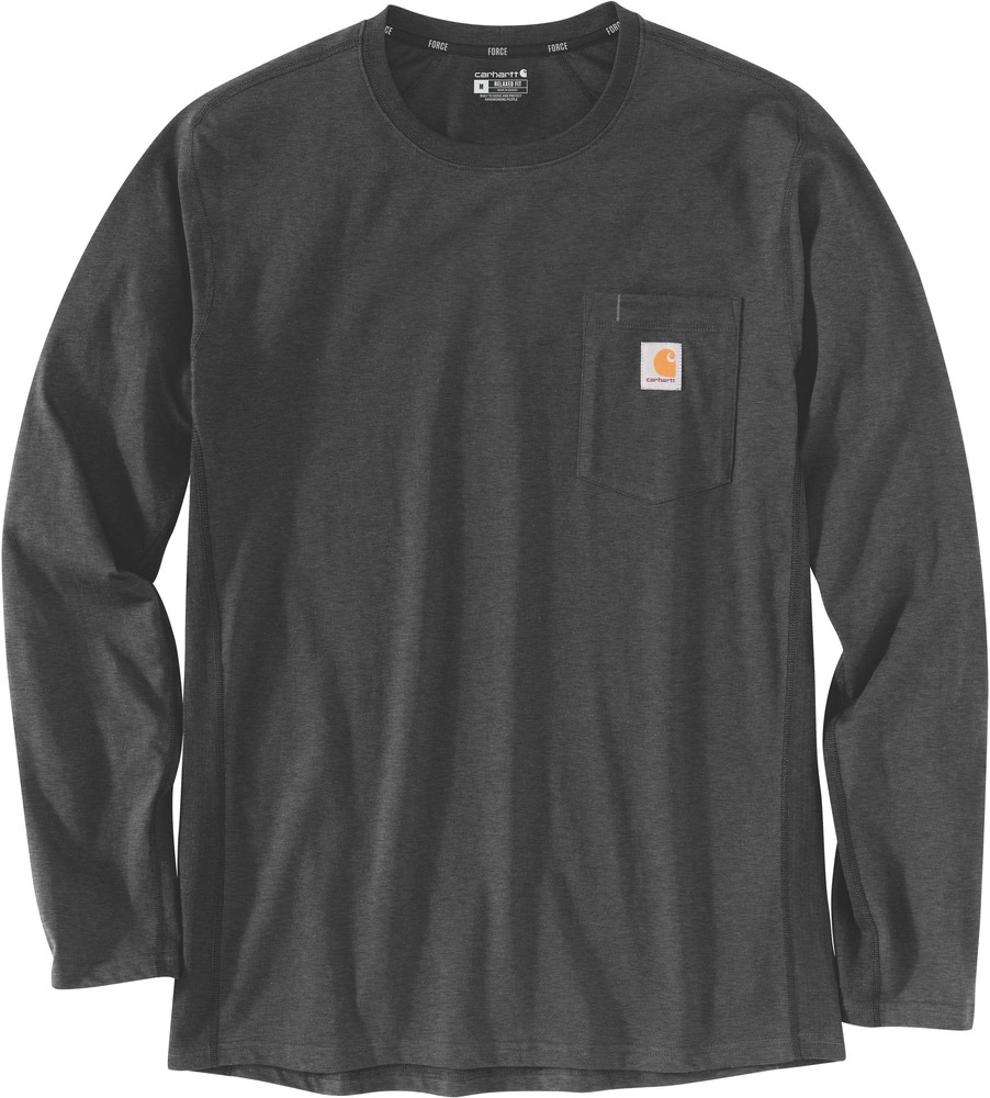 CarharttDamenLongsleeveForceFlexPocketT-ShirtLSCarbonHeather CarharttDamenLongsleeveForceFlexPocketT-ShirtLSCarbonHeather