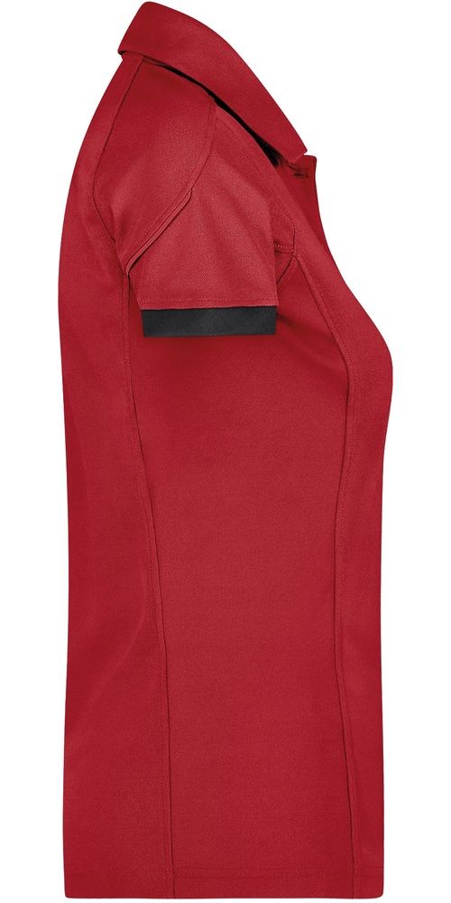 DassyDamenPoloshirtTraxionNextWomenRotSchwarz-XS