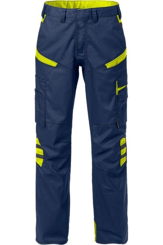 FristadsIndustrie-Stretch-HoseDamenhose2554STFPMarineWarnschutz-Gelb-34