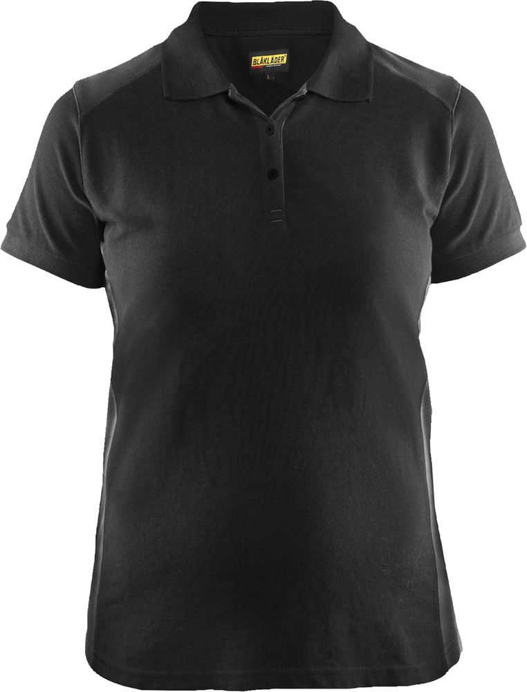 BlklderDamenPoloshirt33901050SchwarzDunkelgrau-L