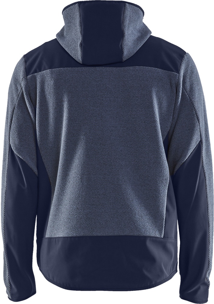 BlklderArbeitsjackeStrickjackemitSoftshell59402536TaubenblauDunkelMarineblau-4XL