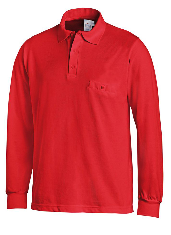 LeiberPolo-ShirtmitLangrmeln0884102Rot-XS
