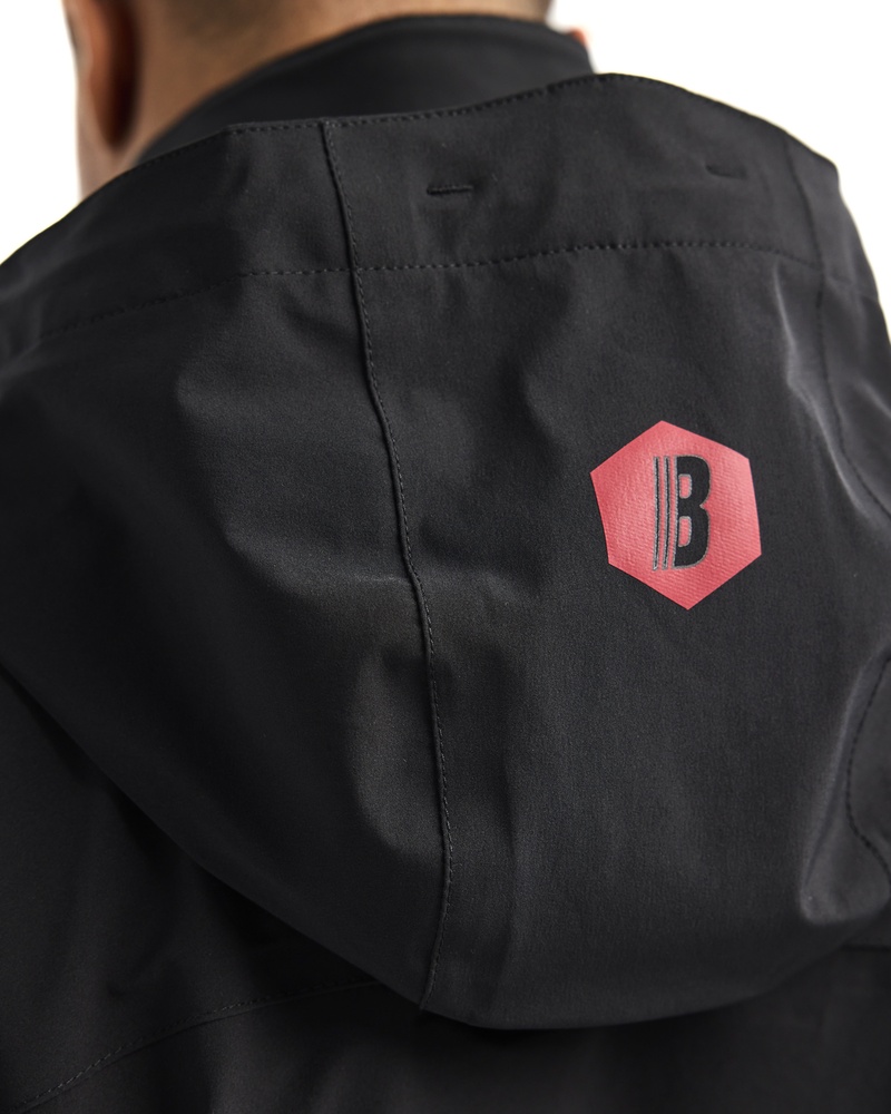 BlklderArbeitsjackeShellJackeStretch44831917SchwarzRot-4XL