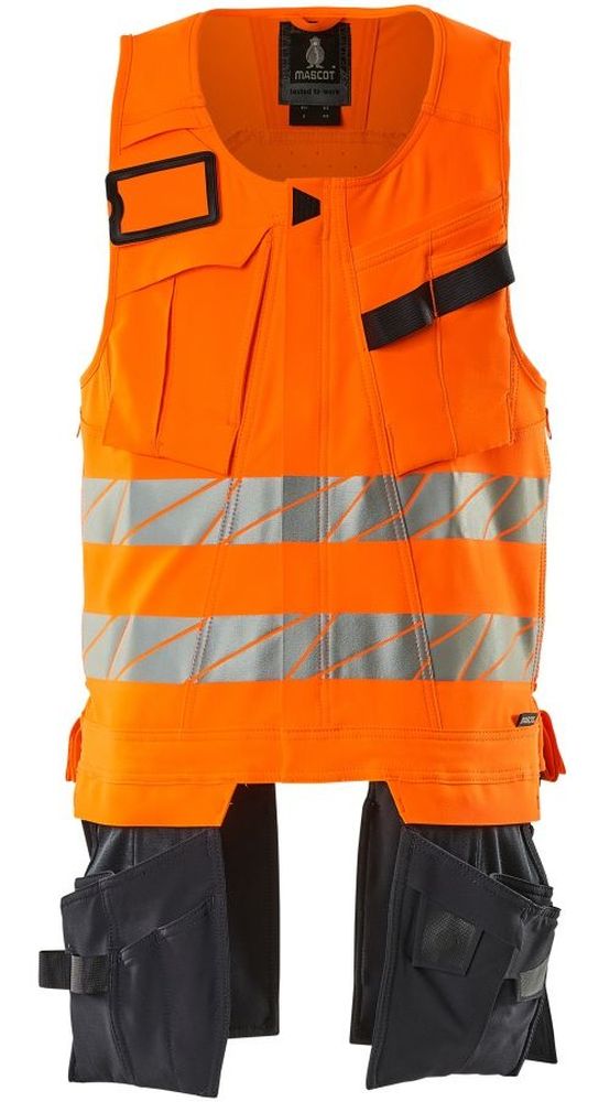 MascotWerkzeugwesteAccelerateSafe19589-711Hi-visOrangeSchwarzblau-XXL