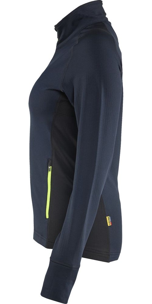 BlklderDamenArbeitsjackeSTRIKERFleecejacke47452539DunkelMarineblauHighVisGelb-L
