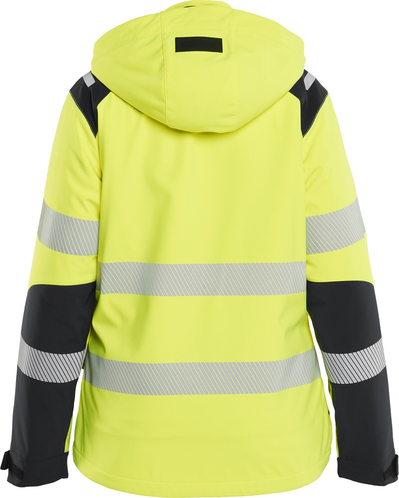 BlklderDamenArbeitsjackeHighVisSoftshellWinterjacke44012513GelbSchwarz-L