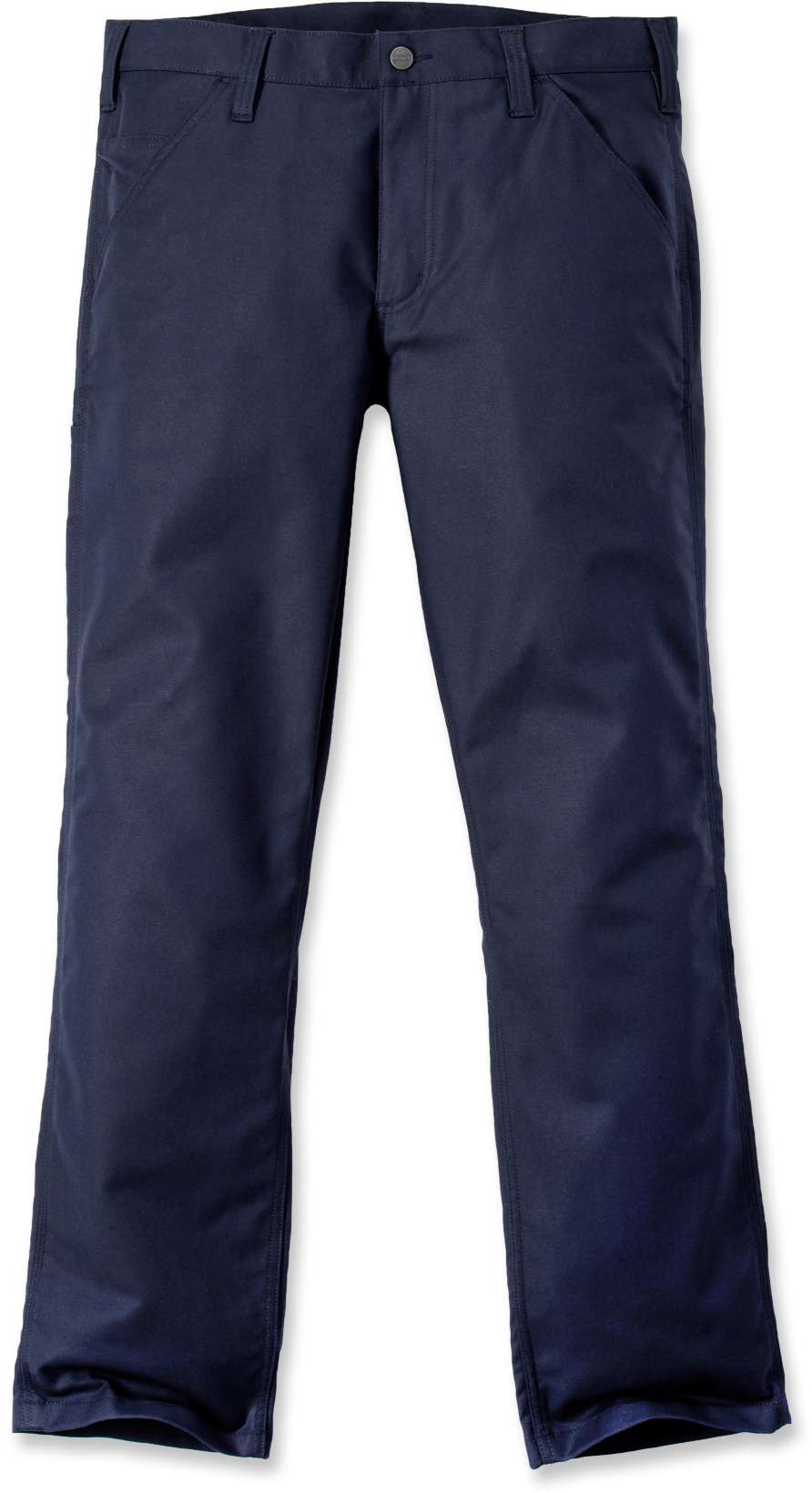 CarharttHerrenHoseRuggedStretchCanvasPantNavy