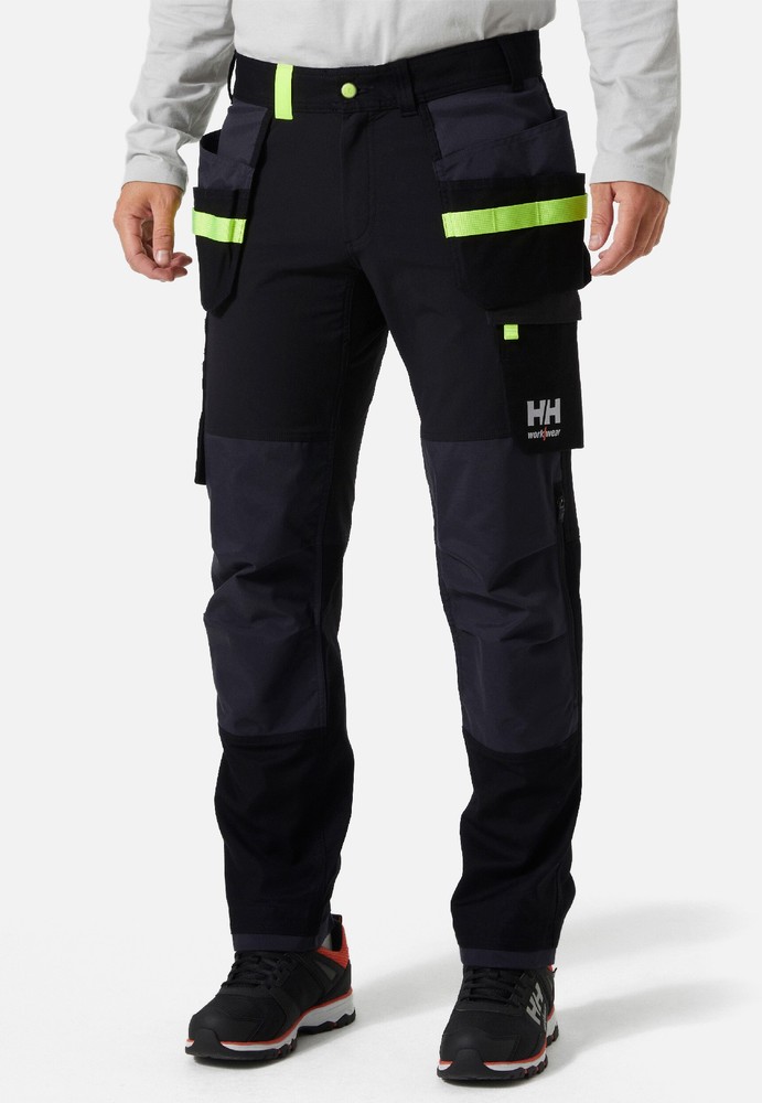 HellyHansenArbeitshoseOxford4XConsPantBlackGreyFog-C44