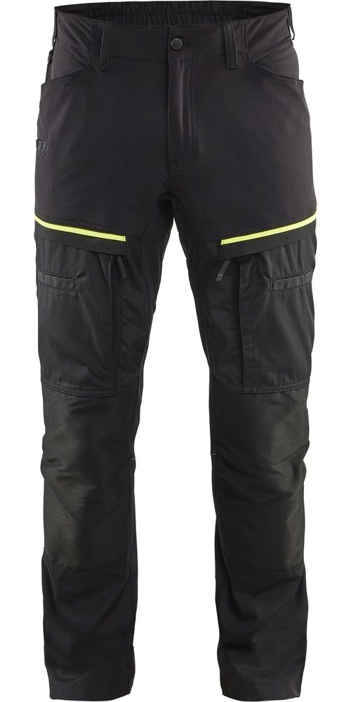 BlklderArbeitshoseServicemitStretch14561845SchwarzHighVisGelb-C146