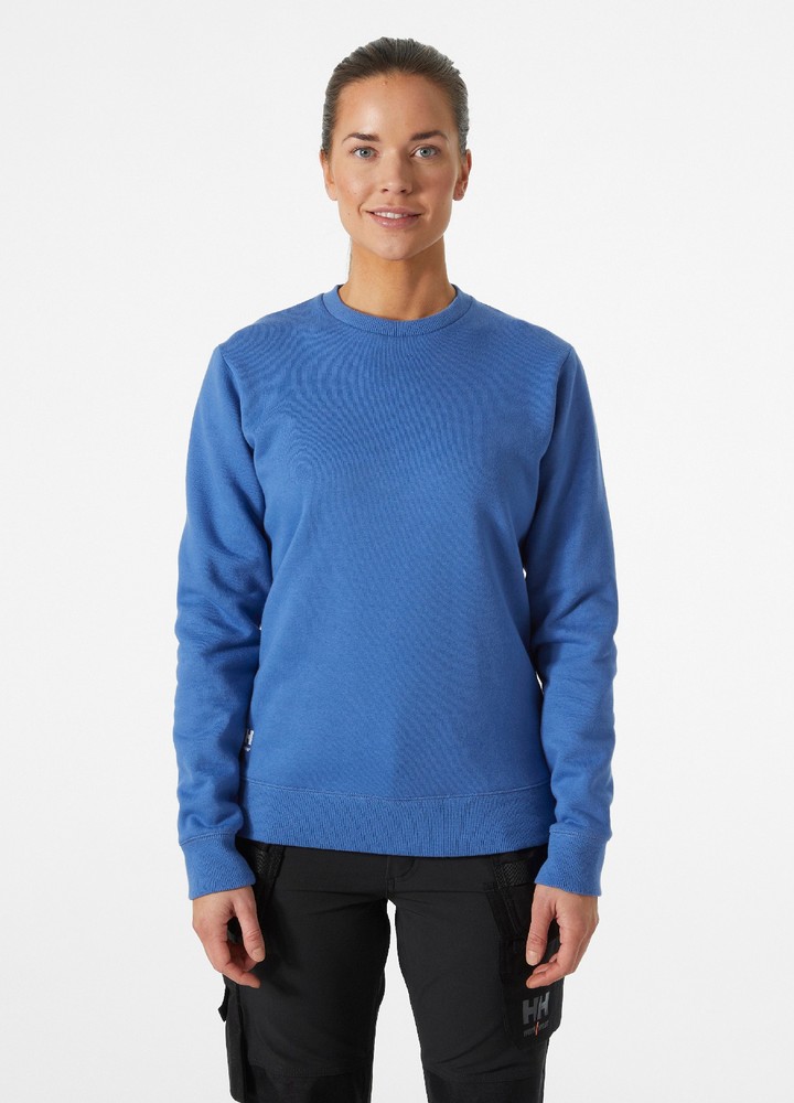 HellyHansenDamenClassicSweatshirtStoneBlue-XS