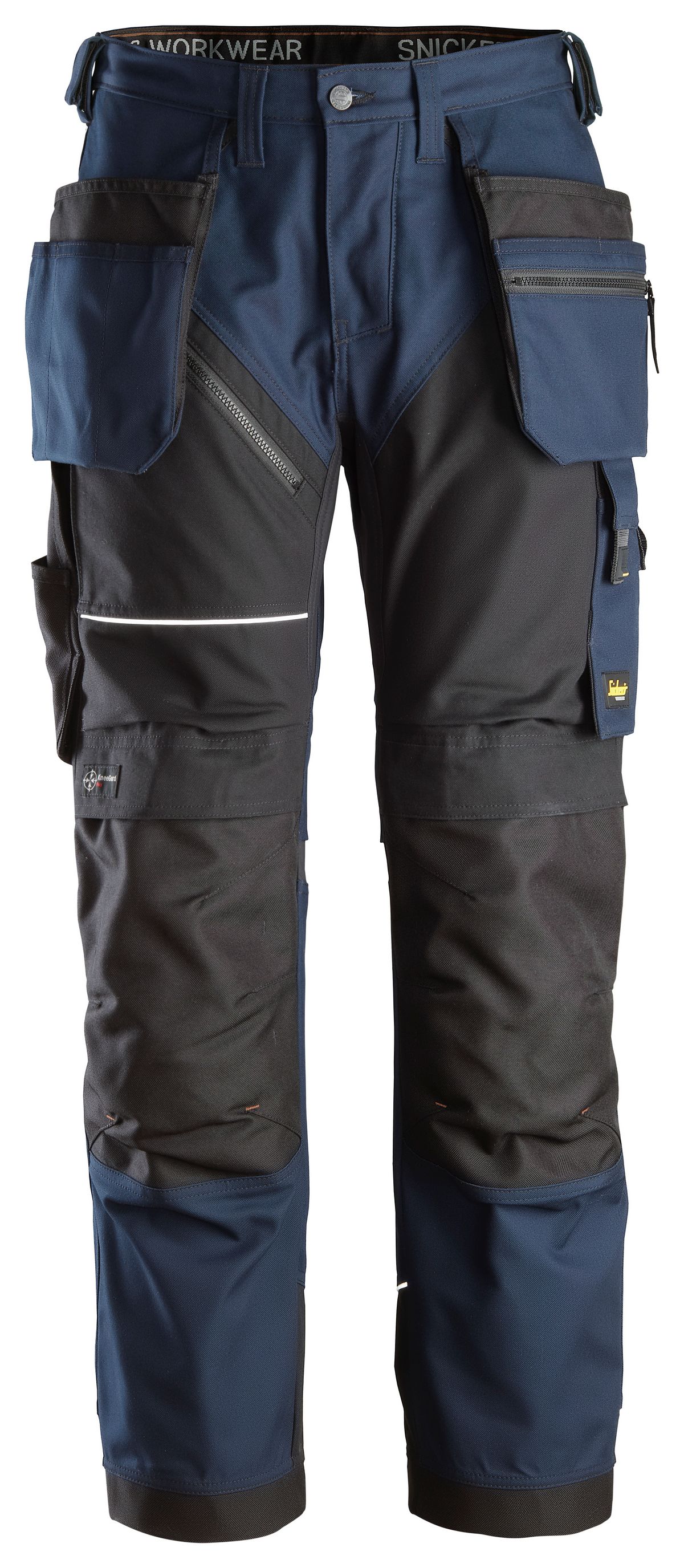 SnickersRuffWorkCanvasArbeitshosemHolstertaschenEN14404Navy-Schwarz