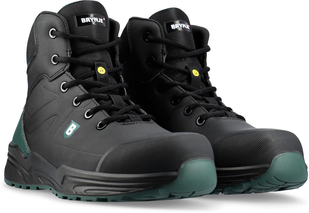 BrynjeArbeitsschuhGreenWorkingLowBootSchwarz-38