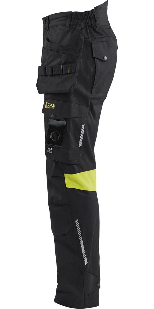 BlklderArbeitshoseHandwerkerInhrent14181512SchwarzHighVisGelb-C44