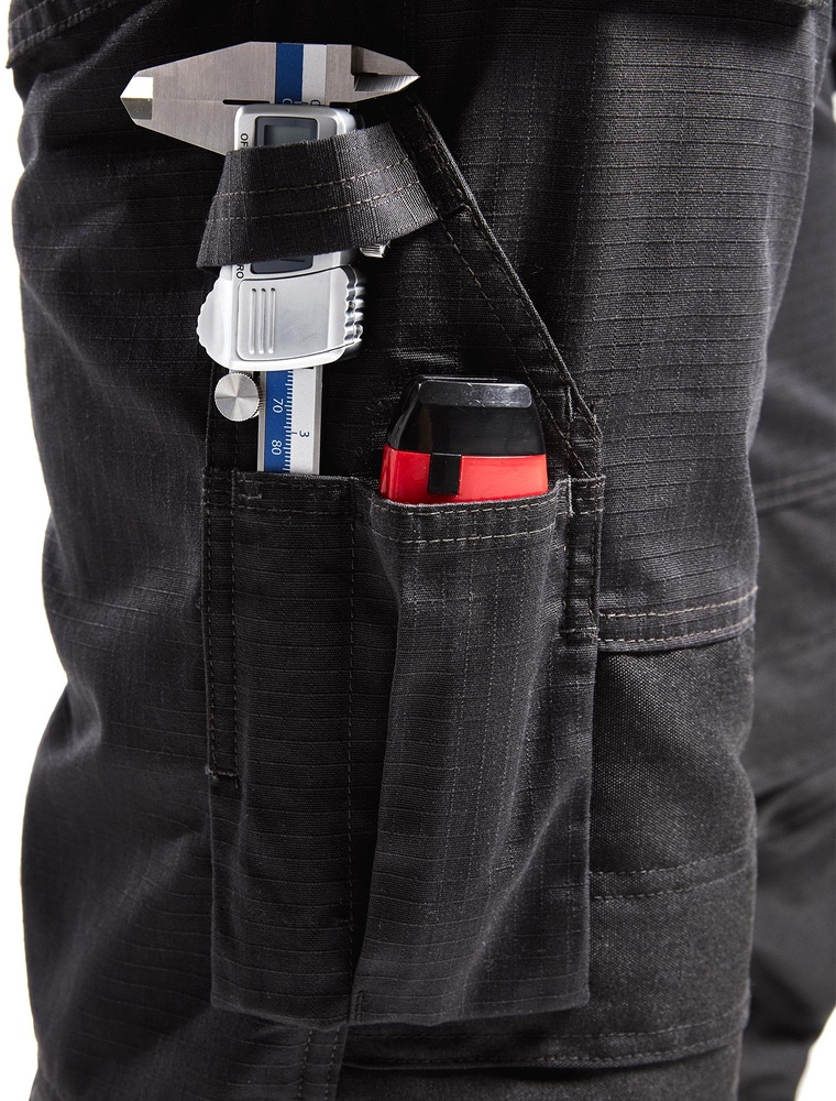 BlklderArbeitshoseServicemitStretchundWerkzeugtaschen14961330SchwarzDunkelgrau-C146