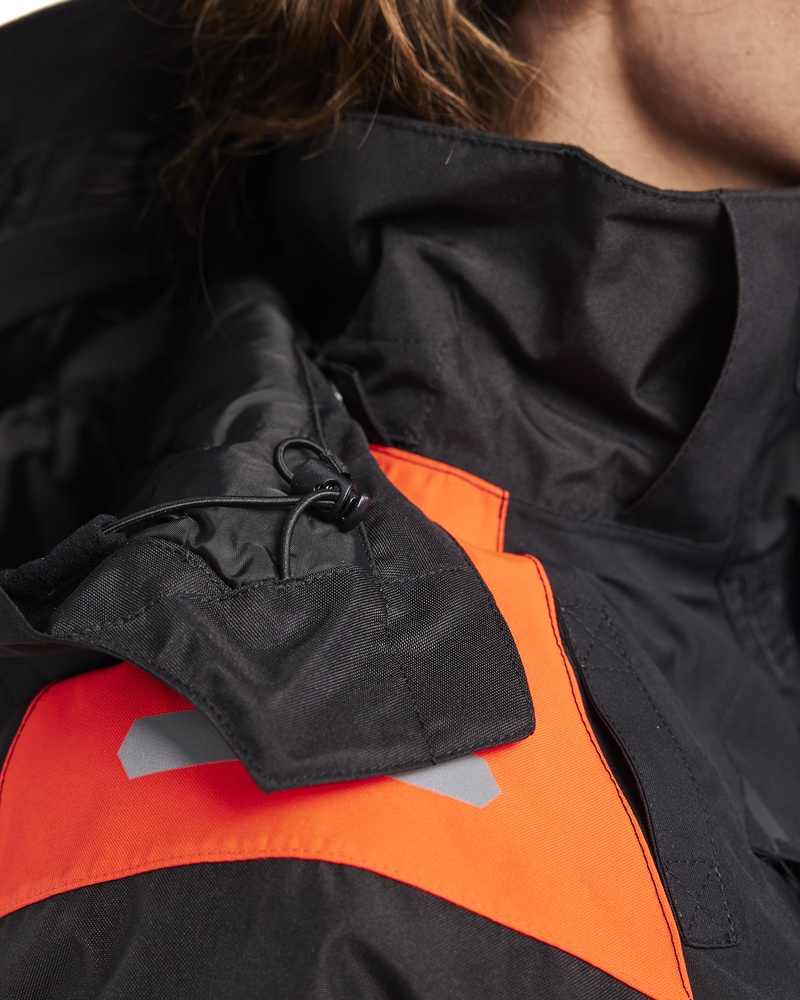 BlklderDamenArbeitsjackeHighVisWinterjacke44701977SchwarzHighRot-L
