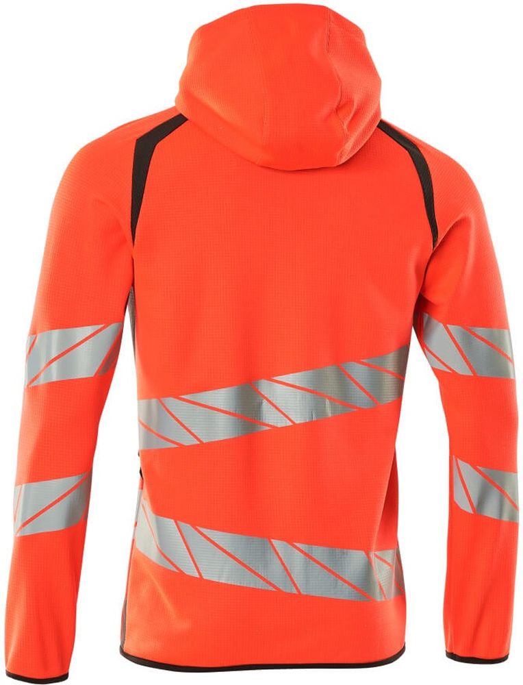 MascotKapuzensweatshirtmitReiverschlussAccelerateSafe19284-781Hi-visRotDunkelanthrazit-XXL