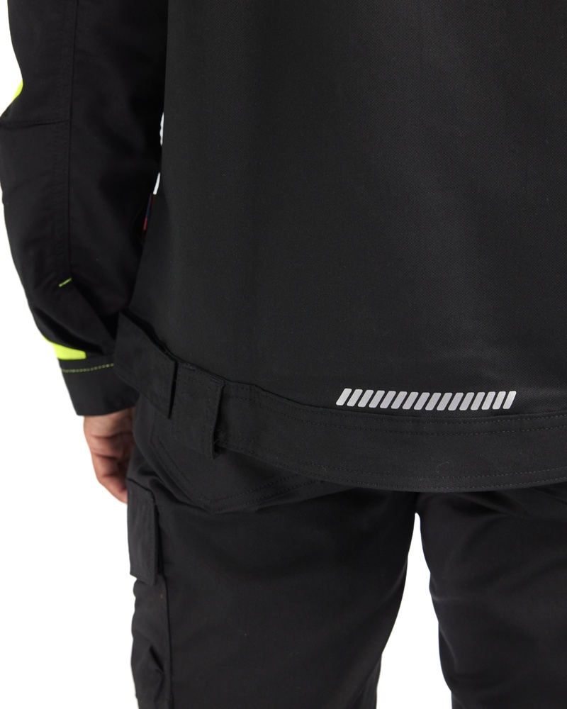 BlklderDamenArbeitsjackeIndustrieJackeStretch44431832SchwarzHighVisGelb-L