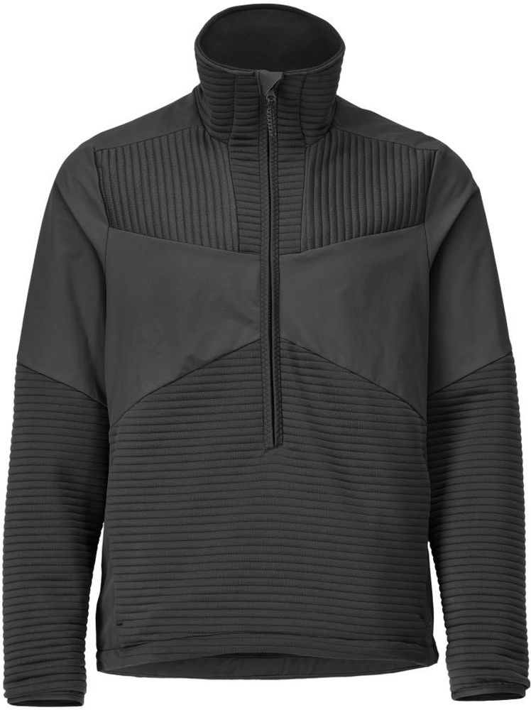 MascotFleecepullovermitkurzemReiverschlussundFutterCustomized22005-681Schwarz-XXL