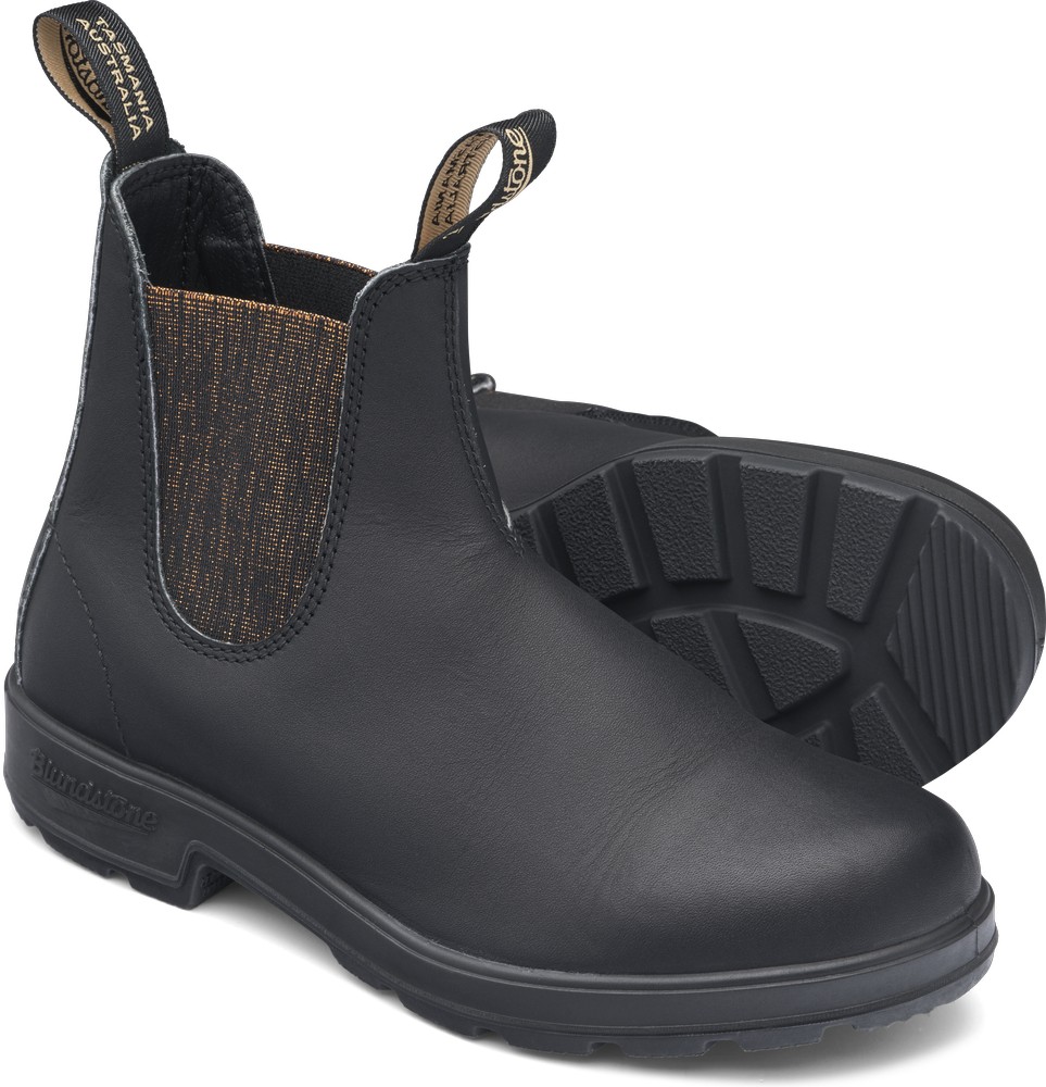 BlundstoneStiefelBoots1924BlackBronzeGlitterLeather500Series BlundstoneStiefelBoots1924BlackBronzeGlitterLeather500Series