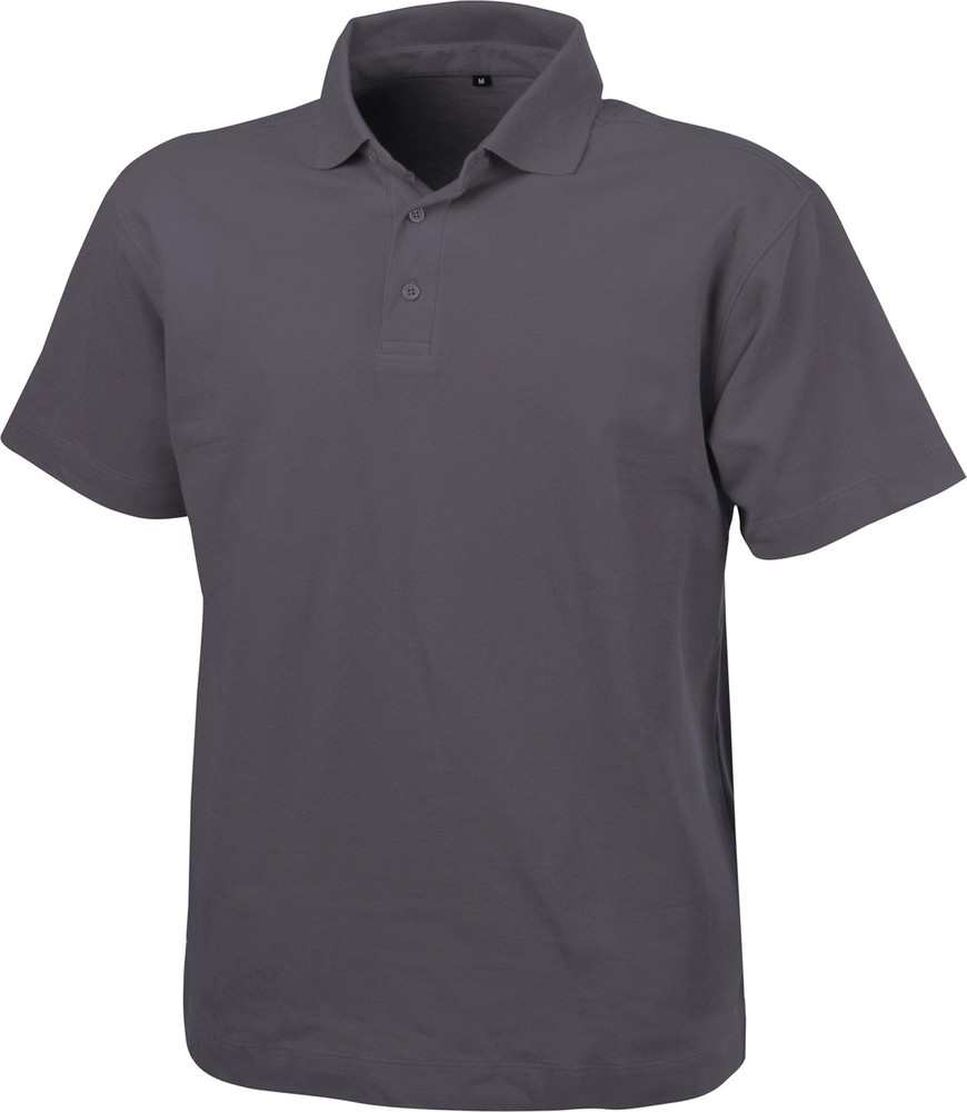 DassyPoloshirtLeonCOSPA46Zementgrau