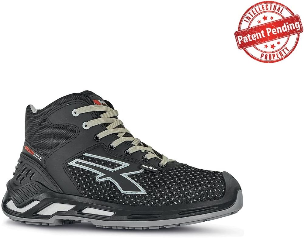 U-PowerSicherheitsschuheHochschuheJacobEsdS3CiSrcRS10134Schwarz-35