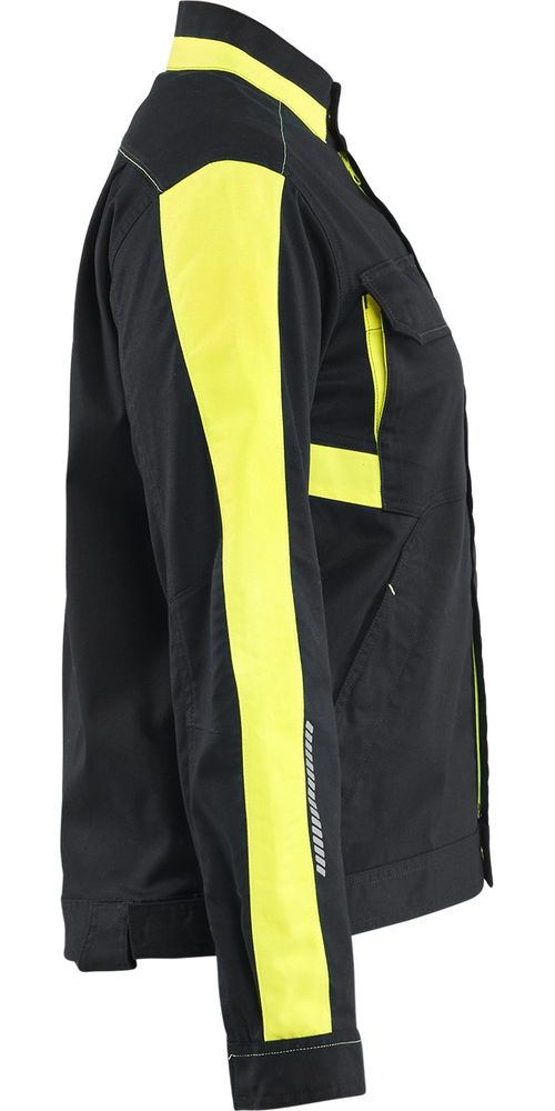 BlklderDamenArbeitsjackeIndustrieJackeStretch44431832SchwarzHighVisGelb-L
