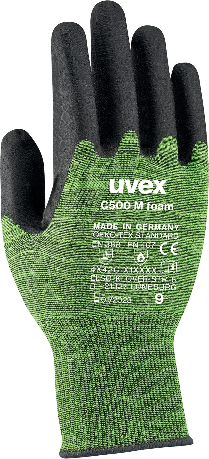 UvexSchutzhandschuheC500MFoam604986049810Paar