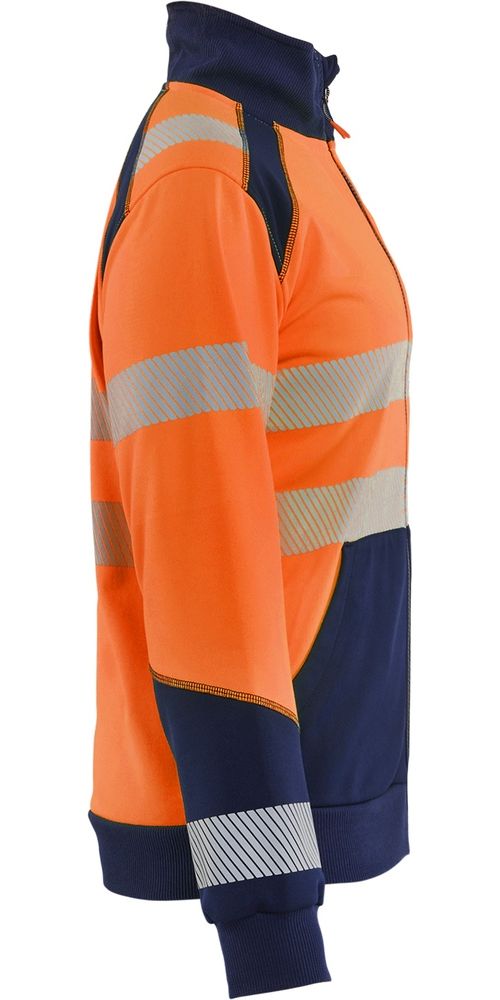 BlklderDamenArbeitsjackeHighVisSweatjacke35082528OrangeMarineblau-L