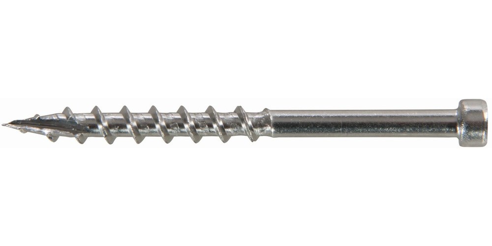 TritonTaschenbohrlehreEdelstahl-TaschenlochschraubenmitFlachkopfundGrobgewinde8x2Zoll500er-Pckg