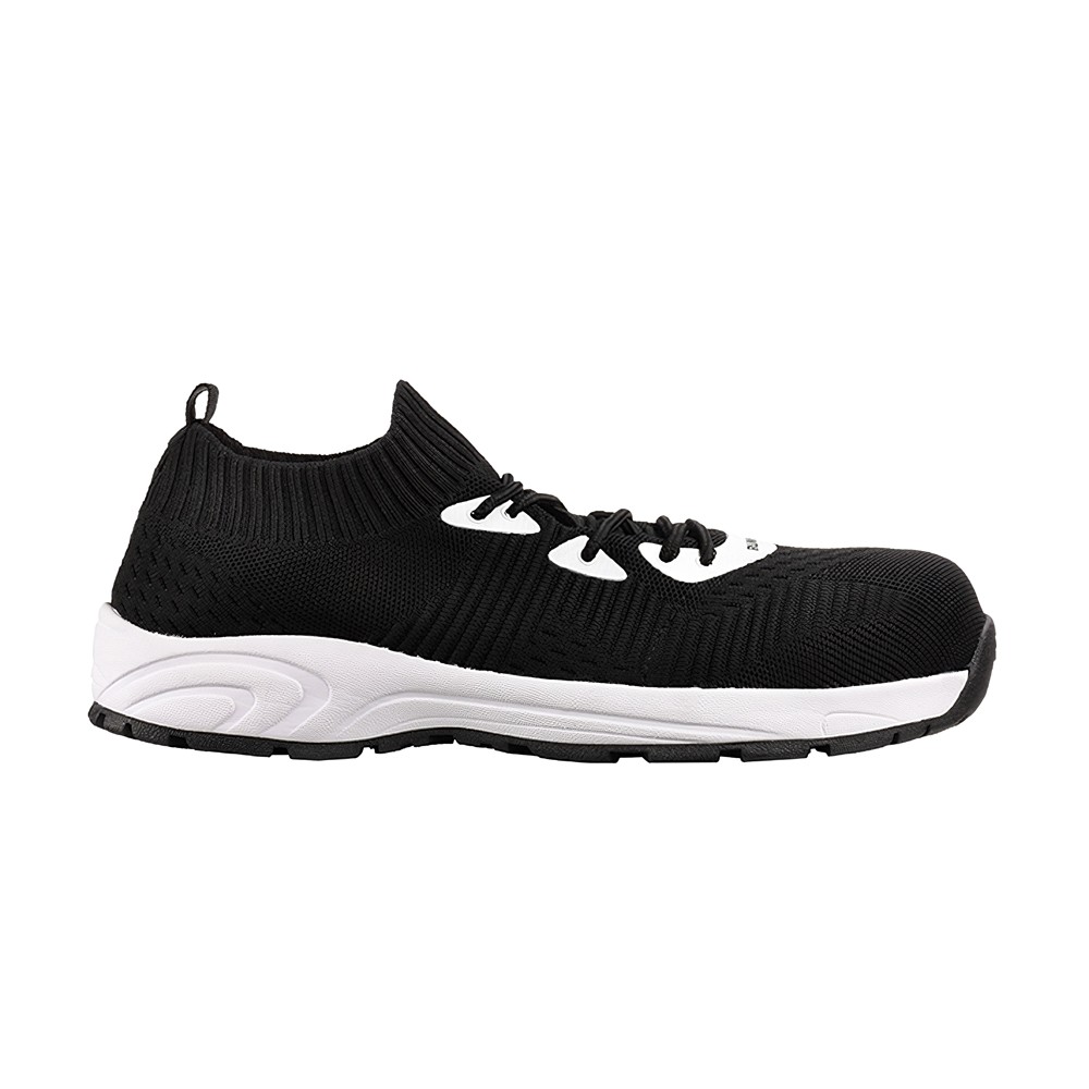 RUNNEXS1-SicherheitshalbschuhSportStarSchwarzWei