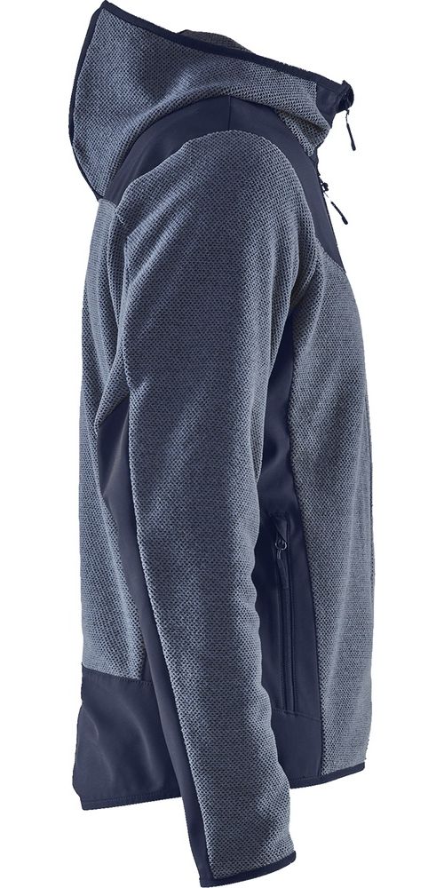 BlklderArbeitsjackeStrickjackemitSoftshell59402536TaubenblauDunkelMarineblau-4XL
