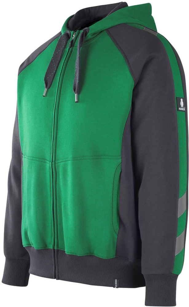 MascotKapuzensweatshirtmitReiverschlussWiesbadenUnique50566-963GrnSchwarz-XXL