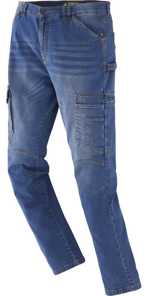 TerraxWorkwearHerrenDenim-ArbeitshoseMarine-46