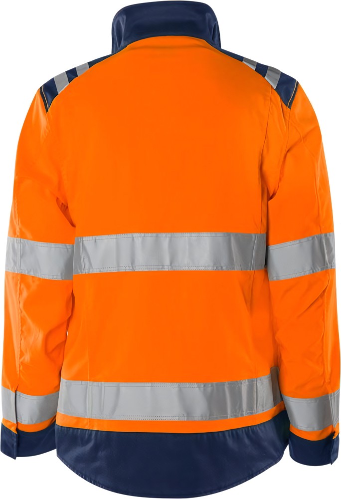 FristadsHighVisGreenJackeDamenKl34068GPLUWarnschutz-OrangeMarine-S